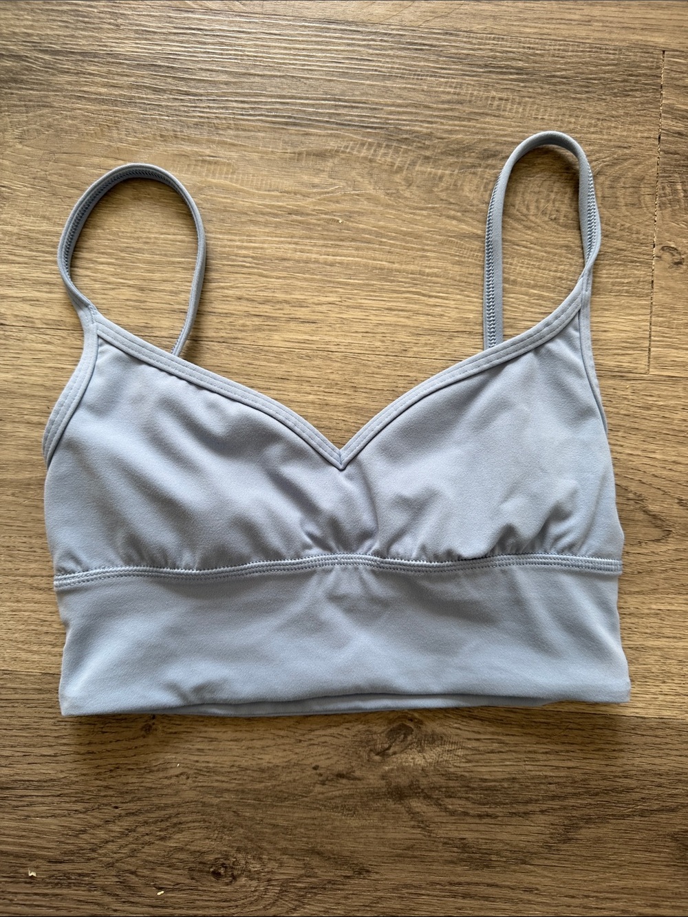 Lululemon blue sports bra pink